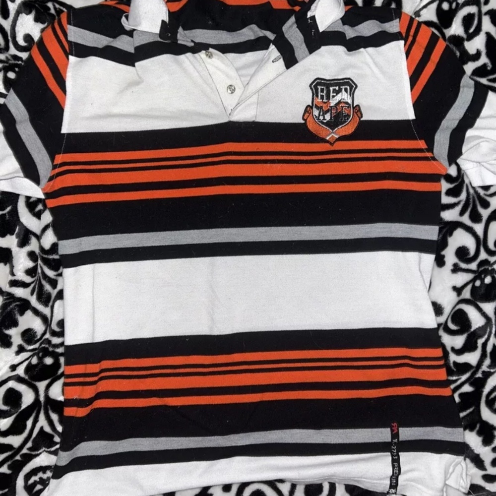 Y2k red ape polo size small